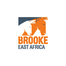 Brooke East Africa logo featuring an orange horse head silhouette